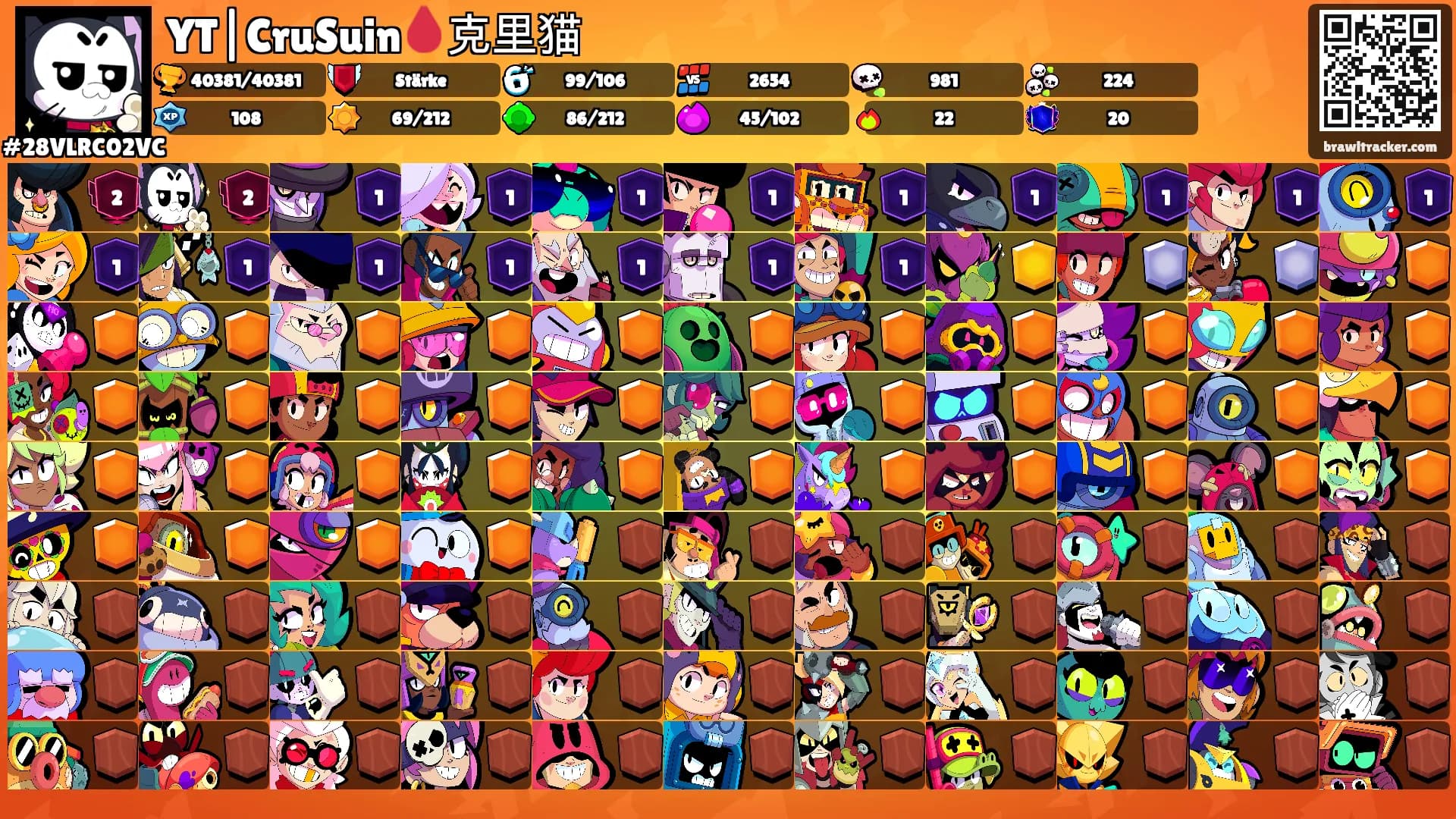 YT|CruSuin🩸克里猫's Ranks