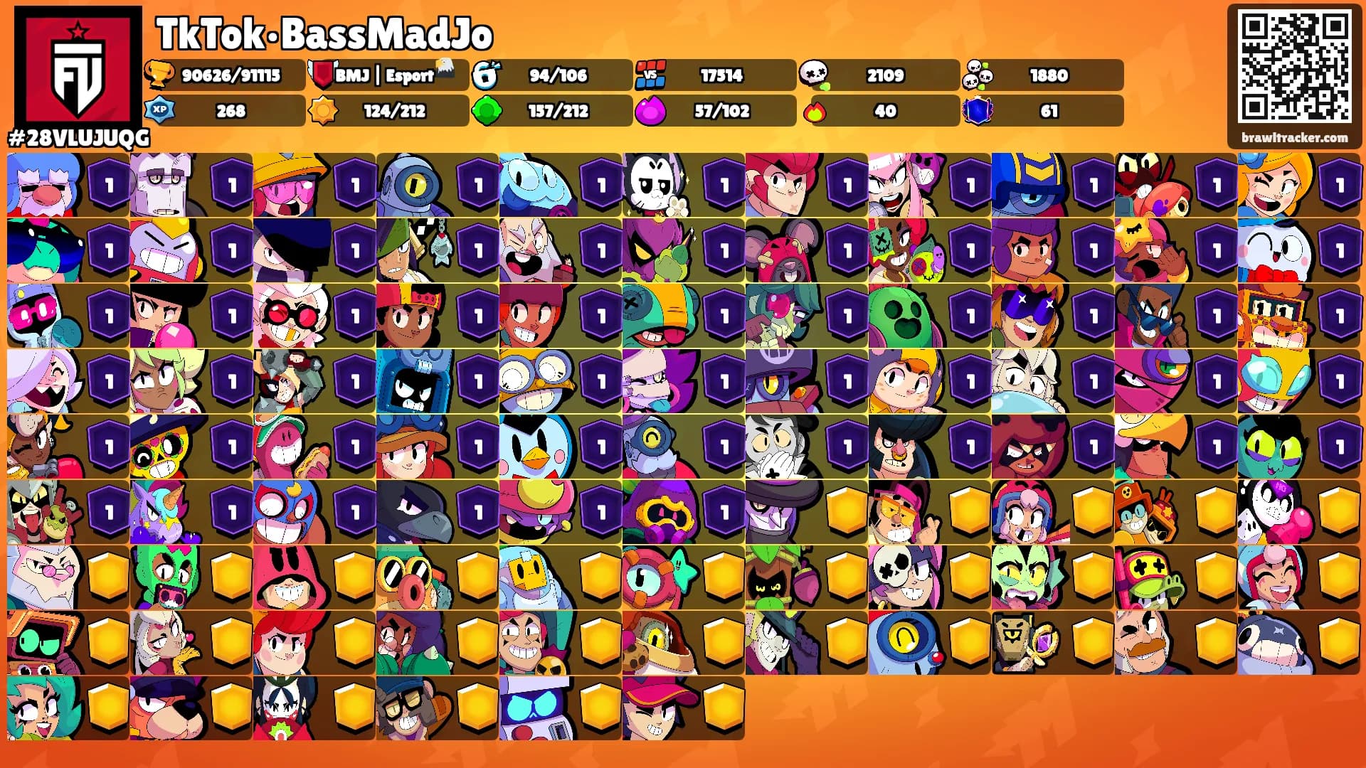 TkTok•BassMadJo's Ranks