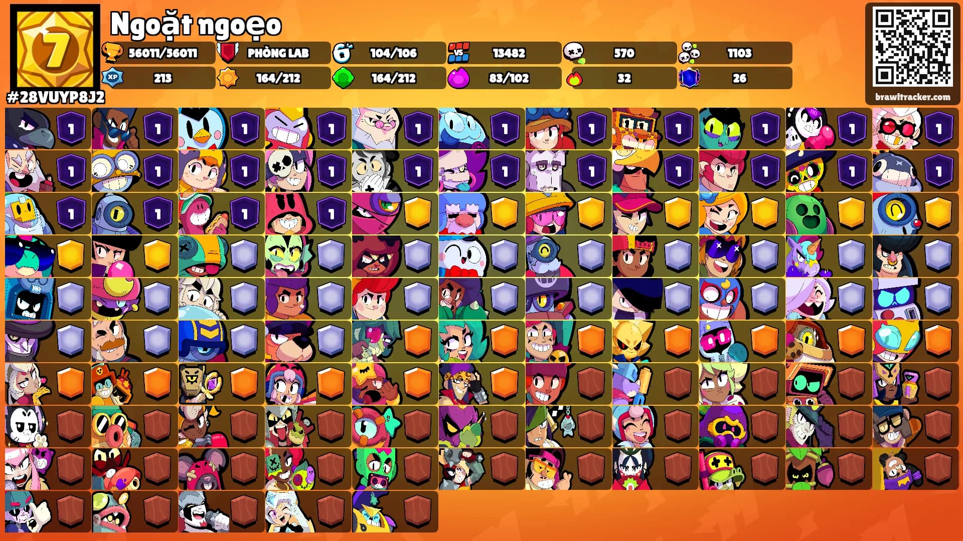 Ngoặt ngoẹo's Ranks