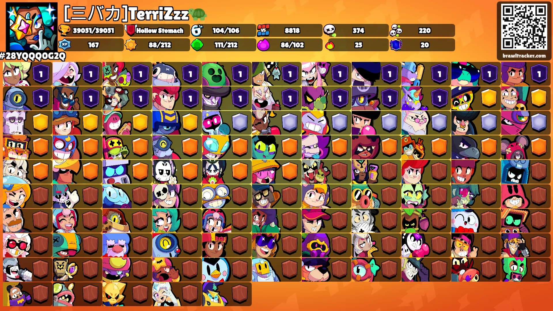 [三バカ]TerriZzz🐢's Ranks