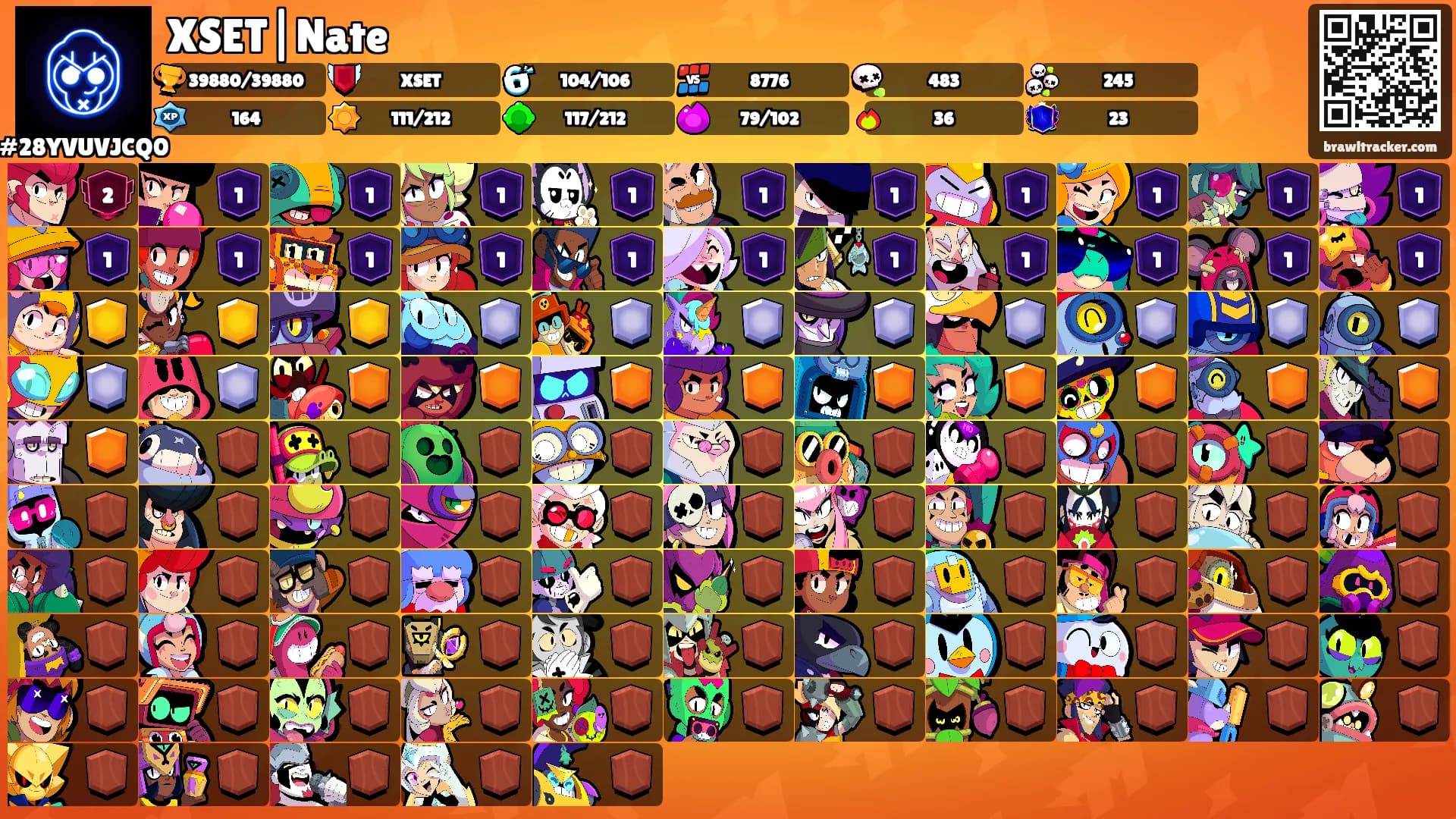 XSET|Nate's Ranks
