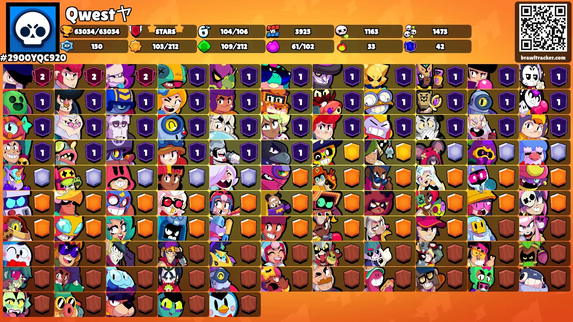 Qwestヤ's Ranks