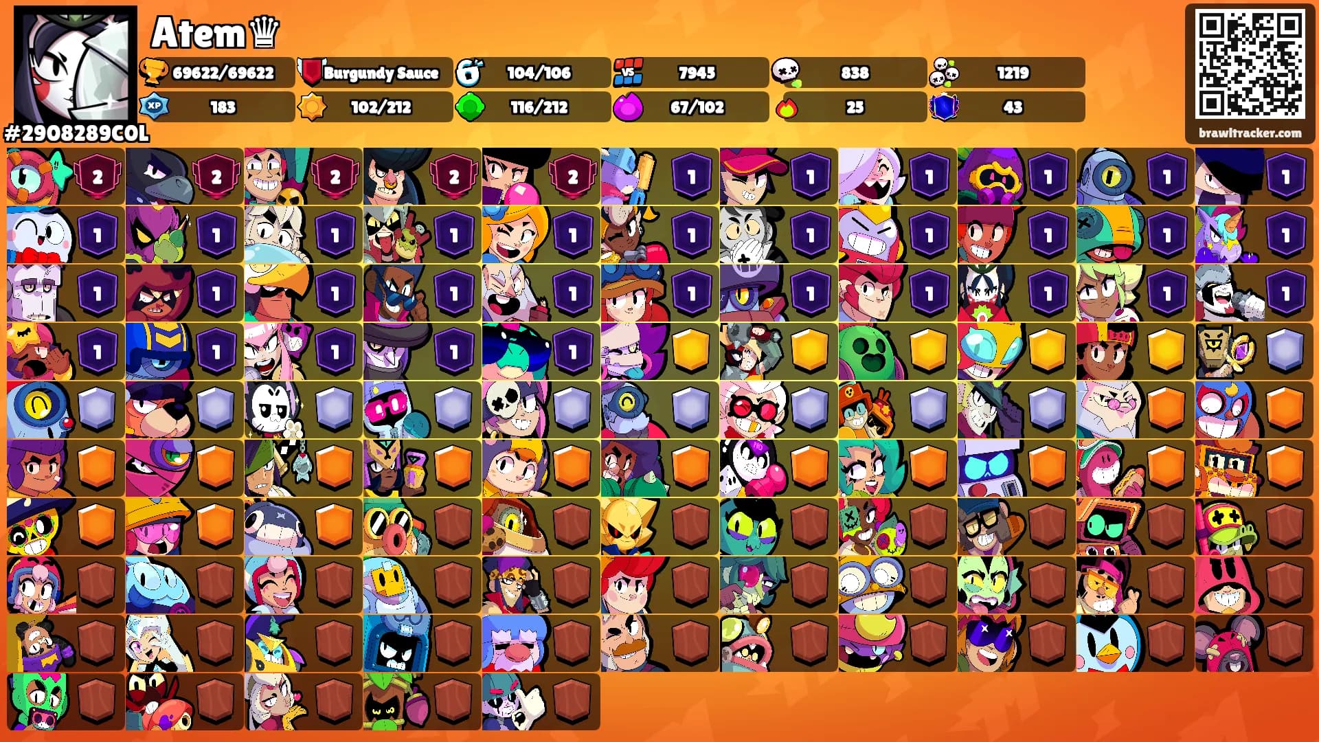 Atem♛'s Ranks