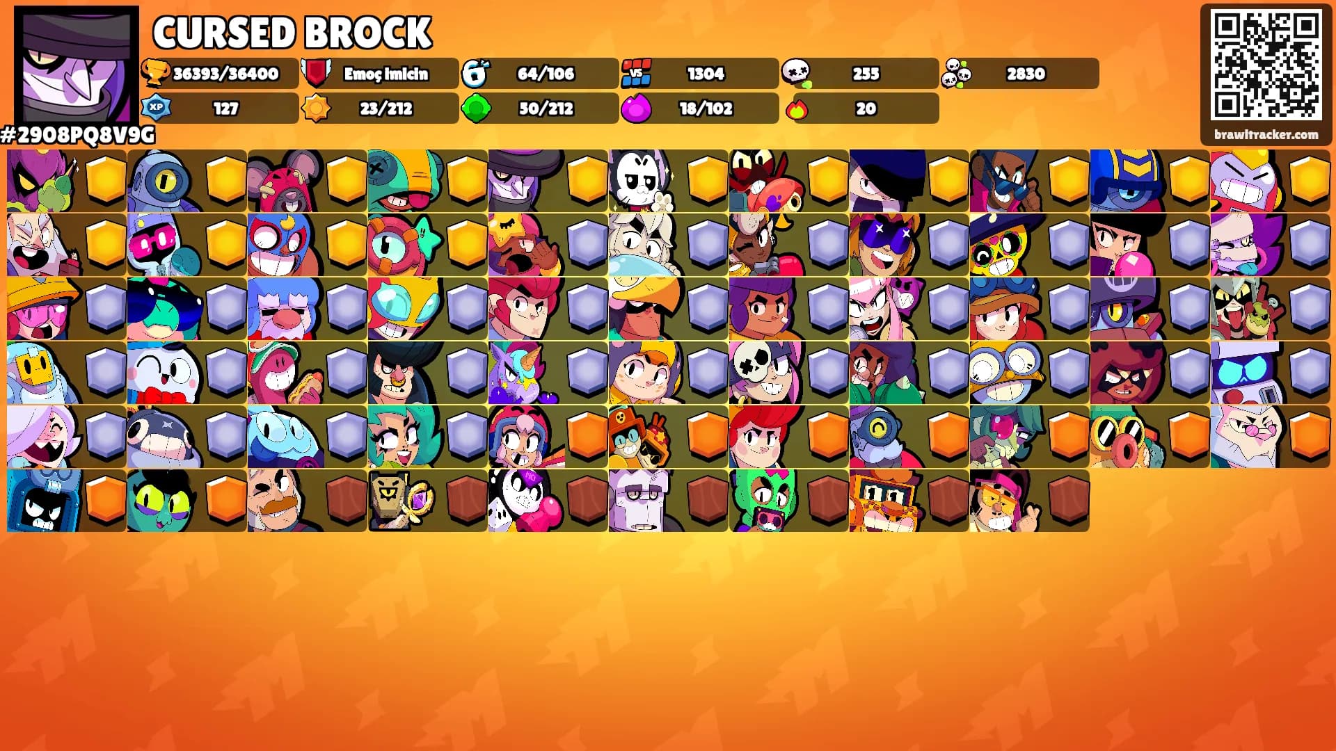 CURSED BROCK's Ranks