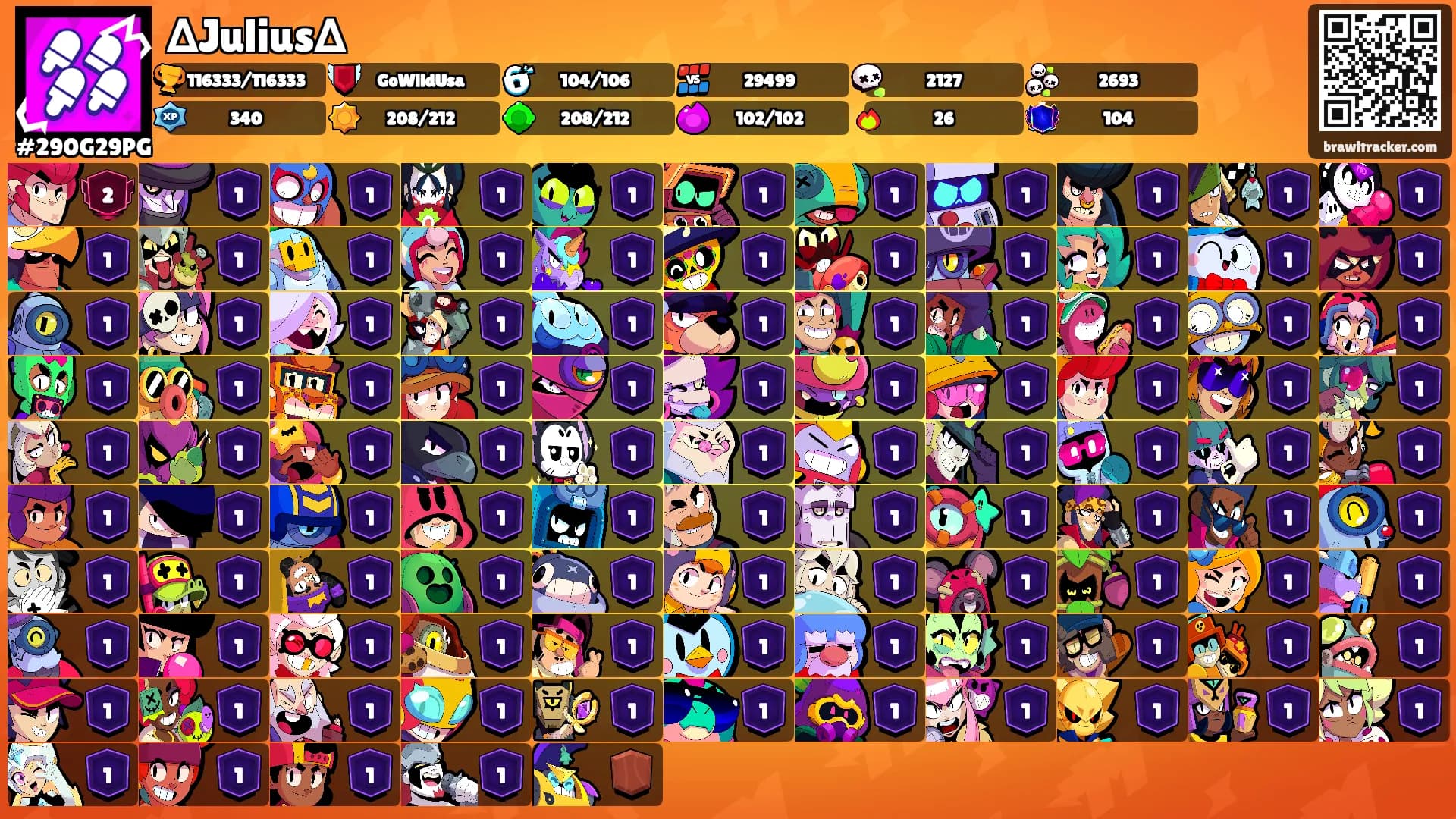 ∆Julius∆'s Ranks
