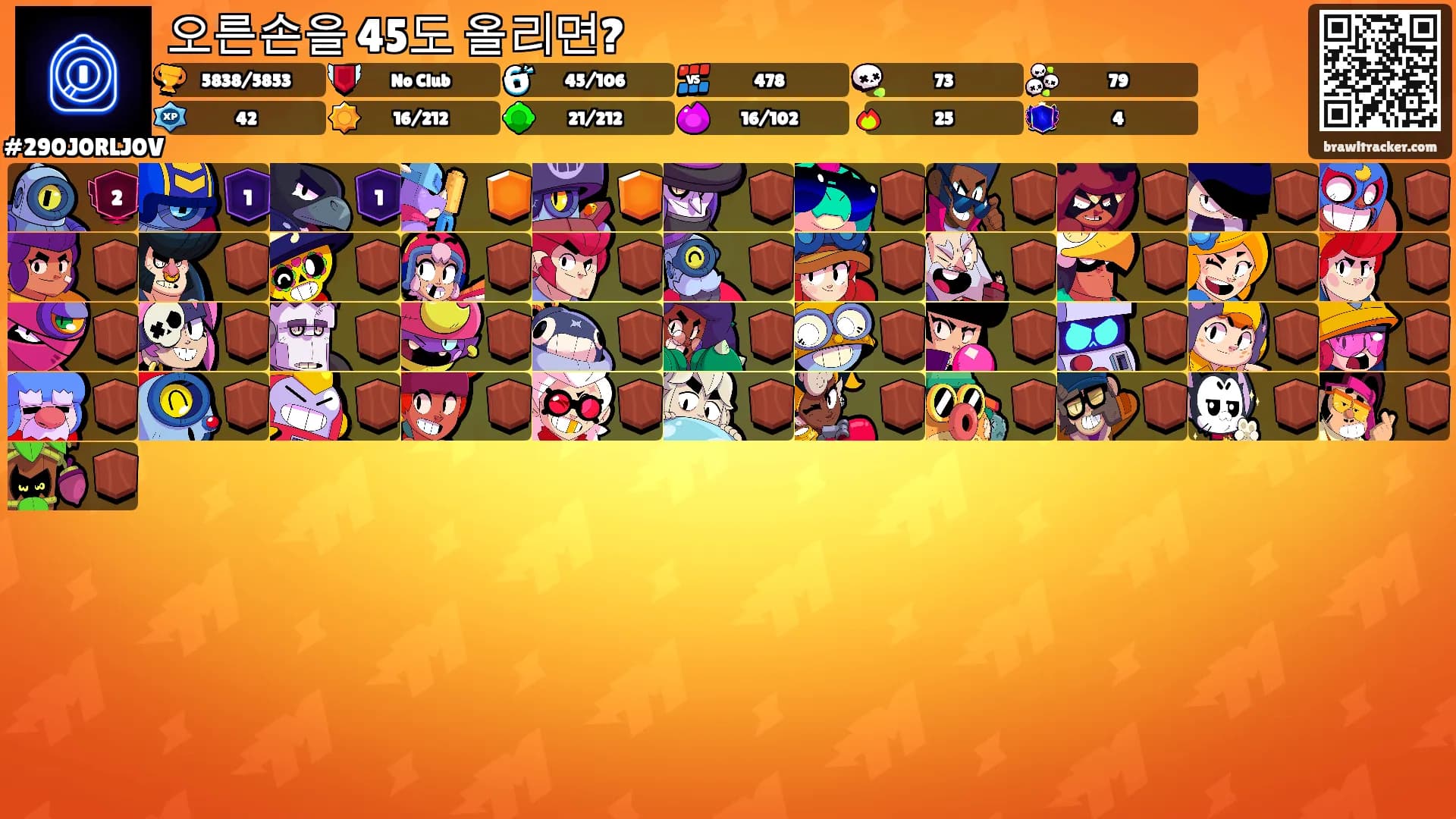 오른손을 45도 올리면?'s Ranks