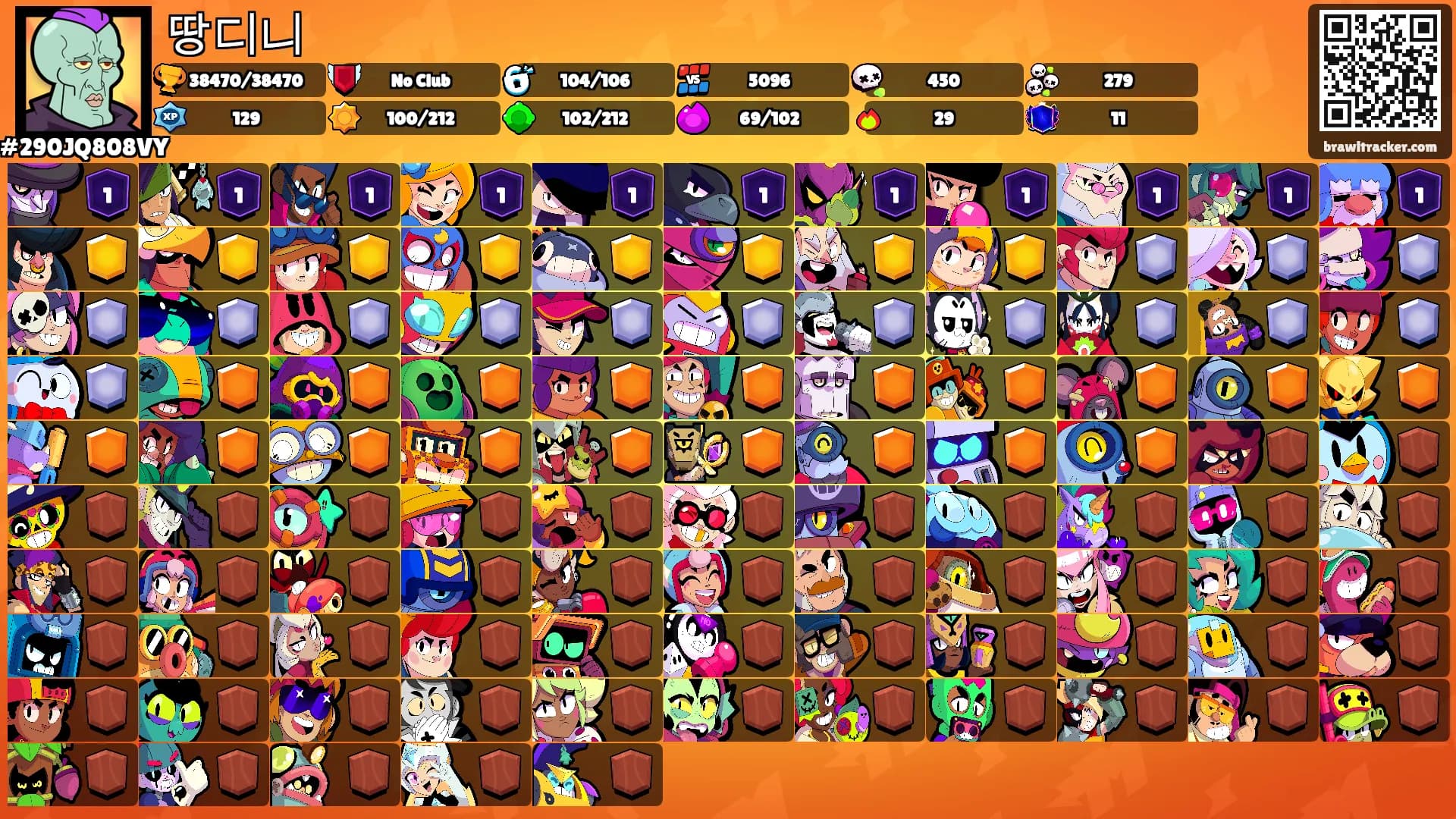 땅디니's Ranks