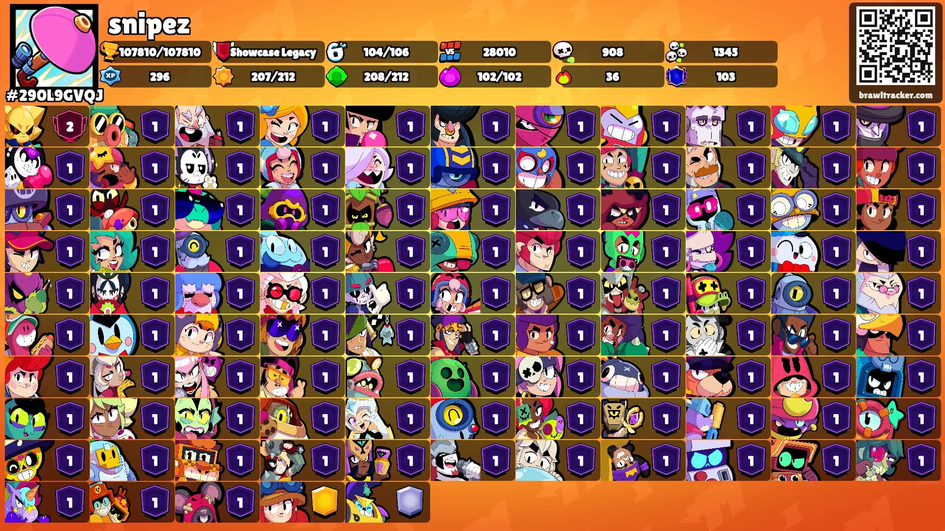 snipez's Ranks