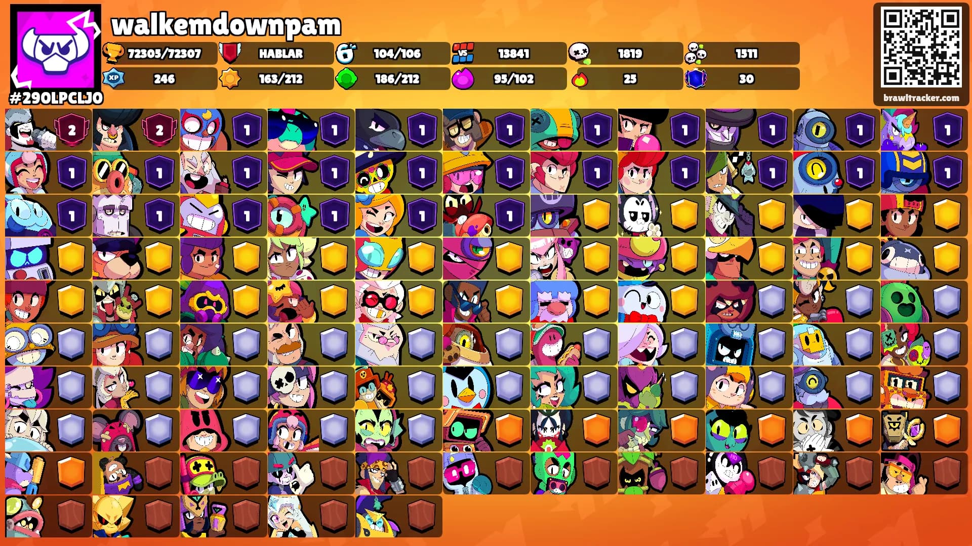 walkemdownpam's Ranks