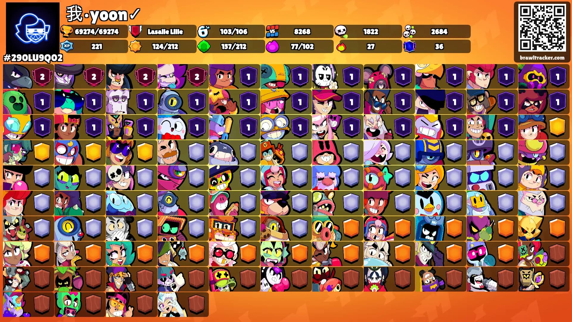 我•yoon✓'s Ranks
