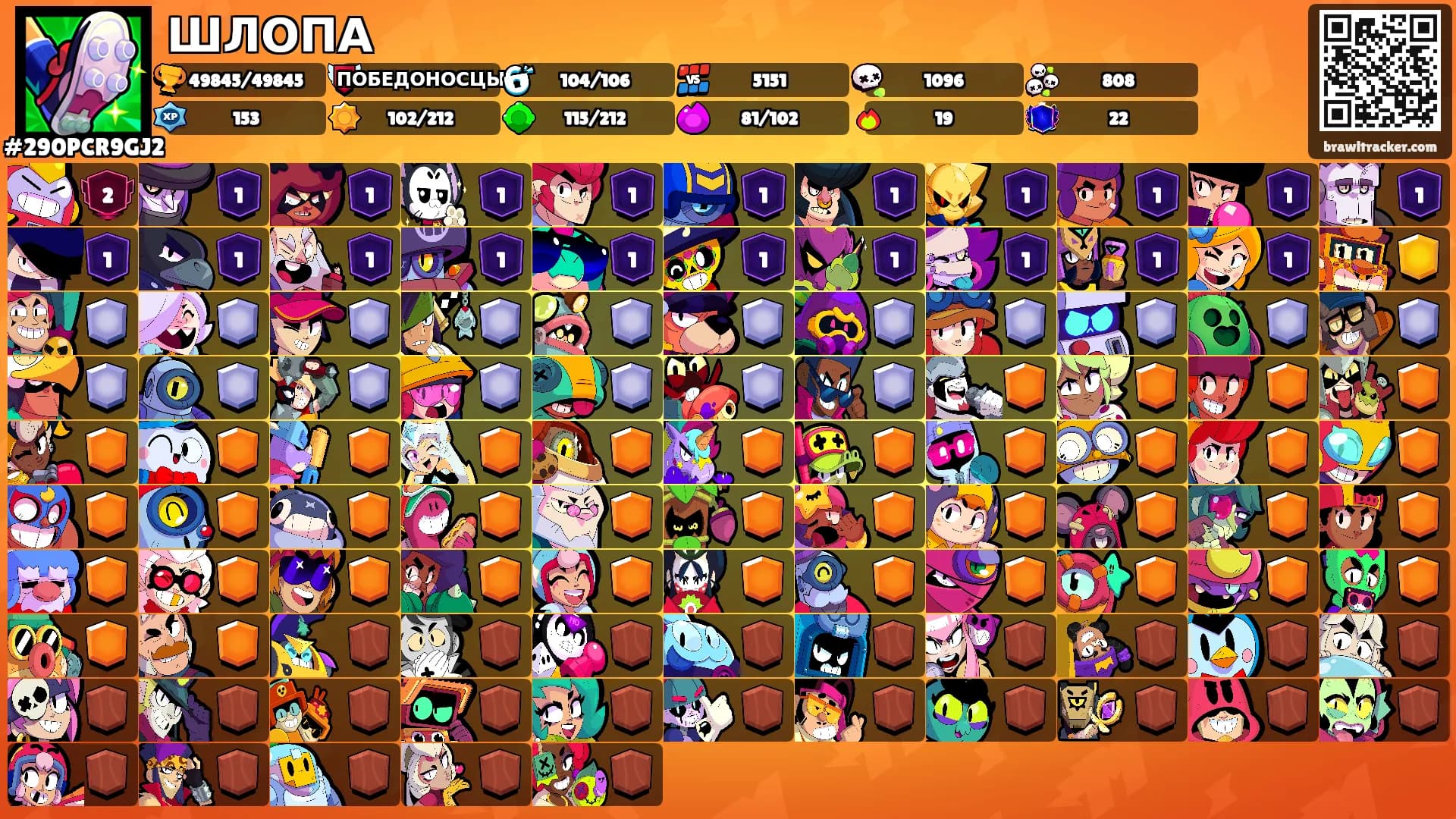 ШЛОПА's Ranks
