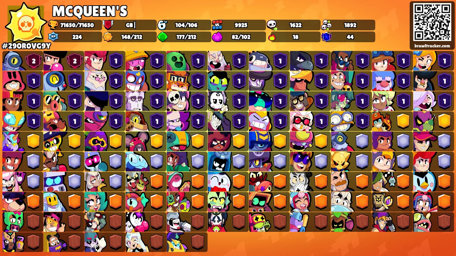 MCQUEEN'S's Ranks
