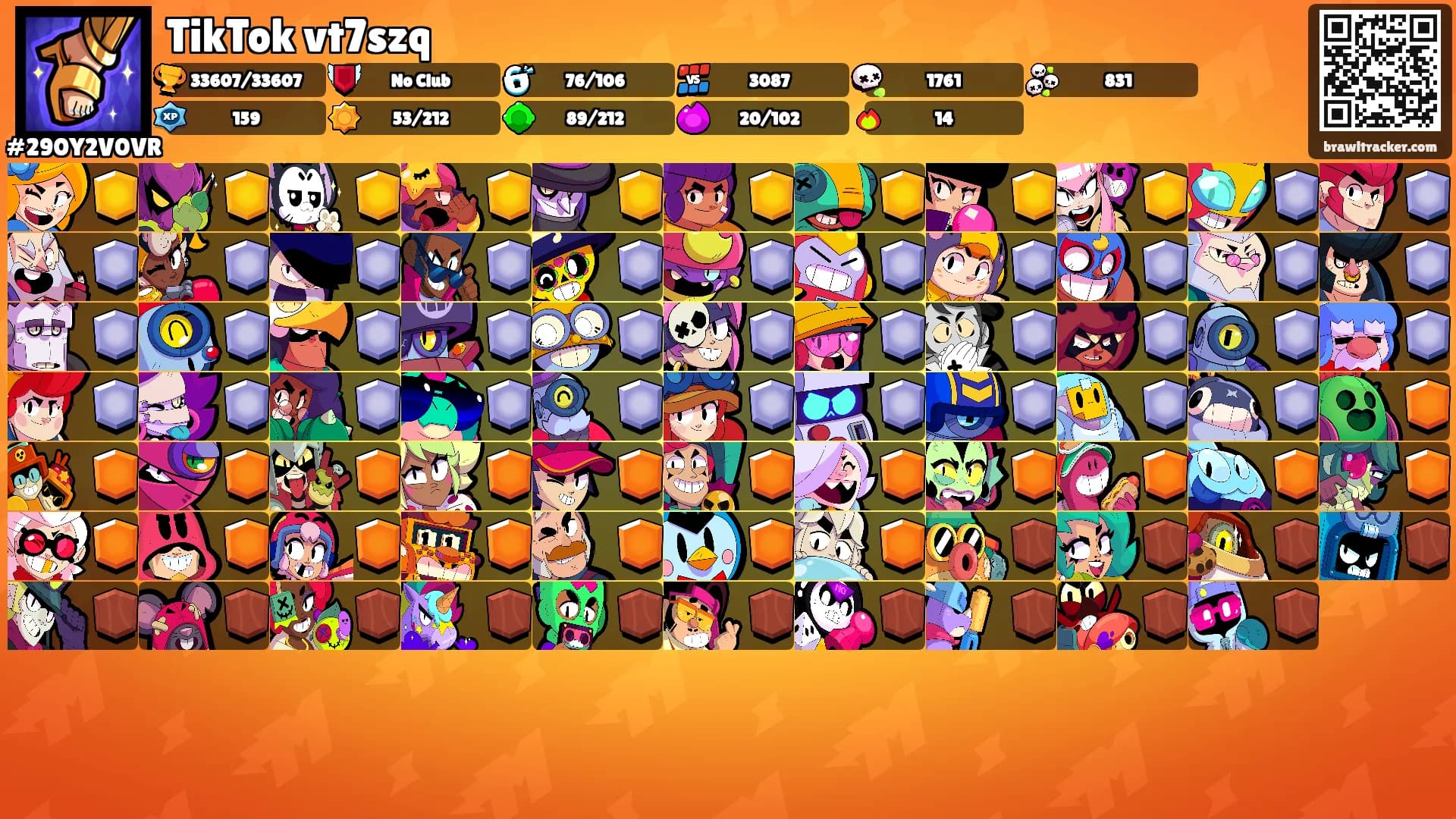 TikTok vt7szq's Ranks