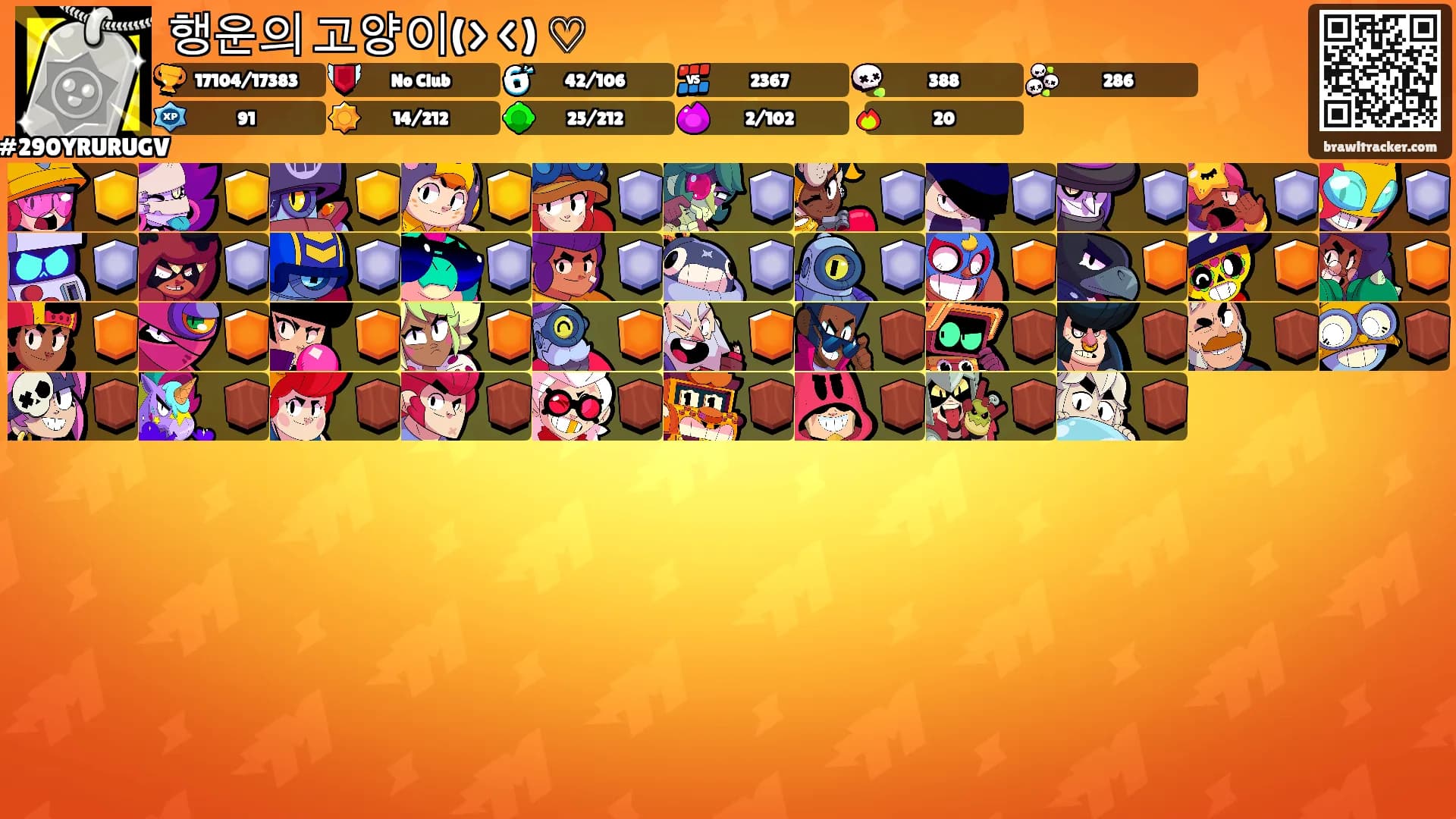 행운의 고양이(> <) ♡'s Ranks