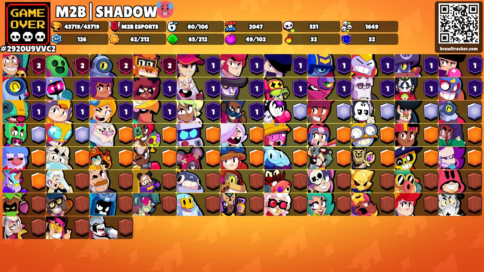 M2B|SHADOW🥵's Ranks
