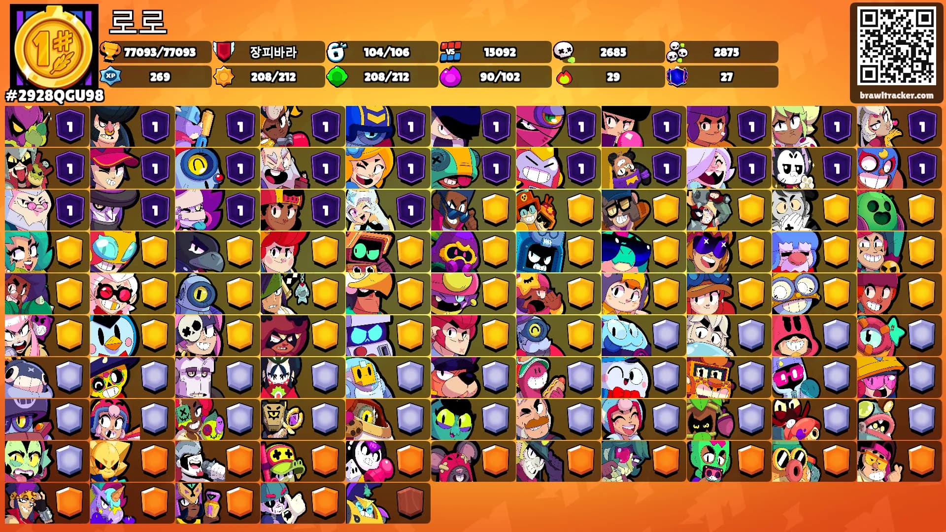 로로's Ranks