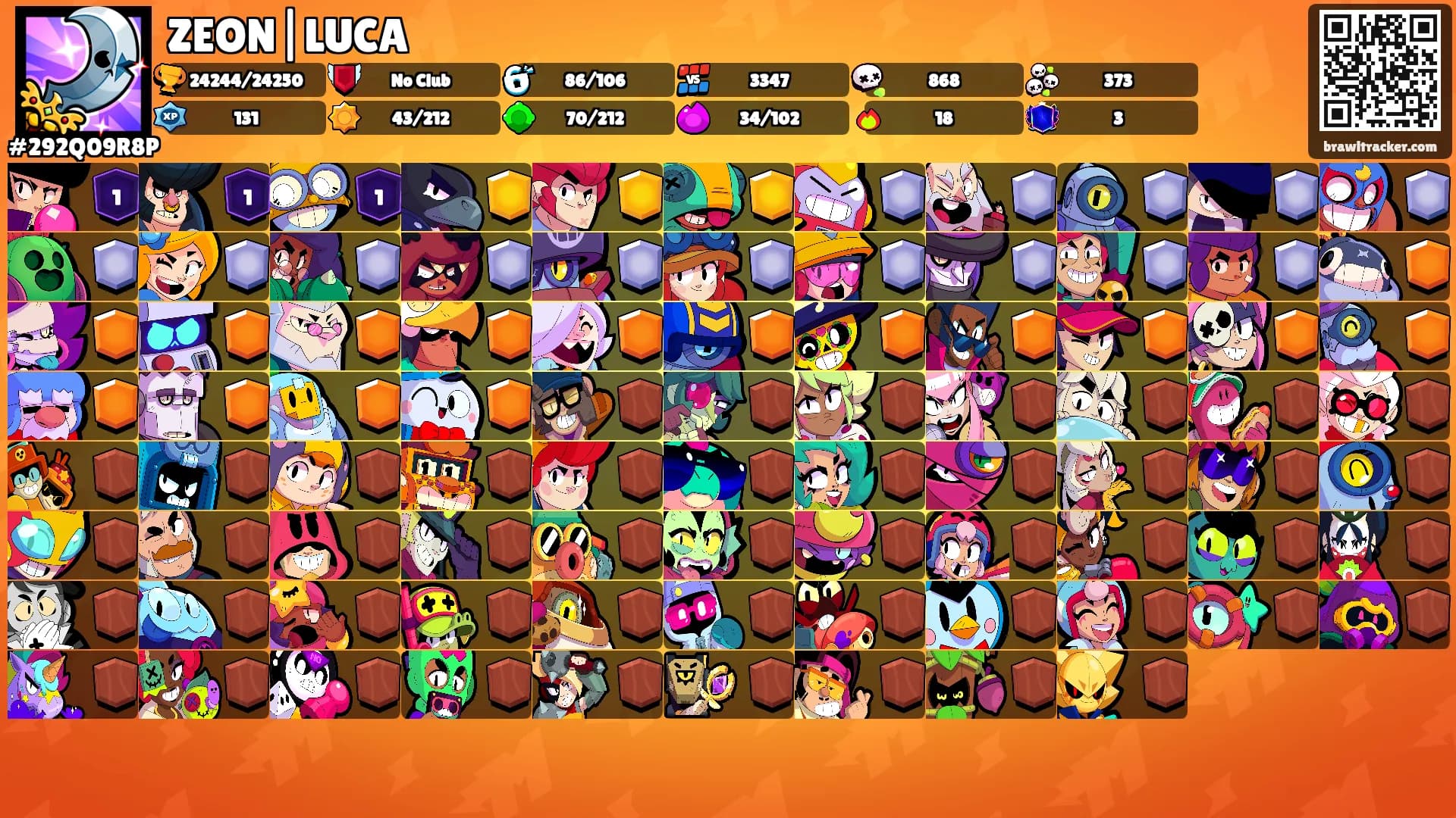 ZEON|LUCA's Ranks