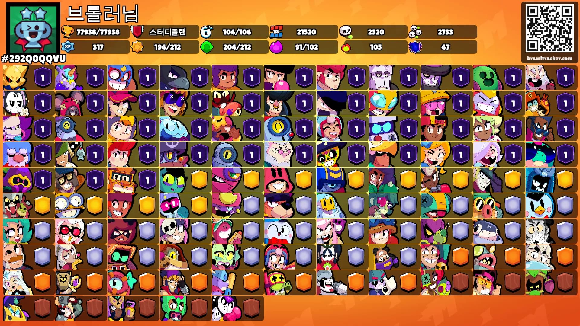 브롤러님's Ranks