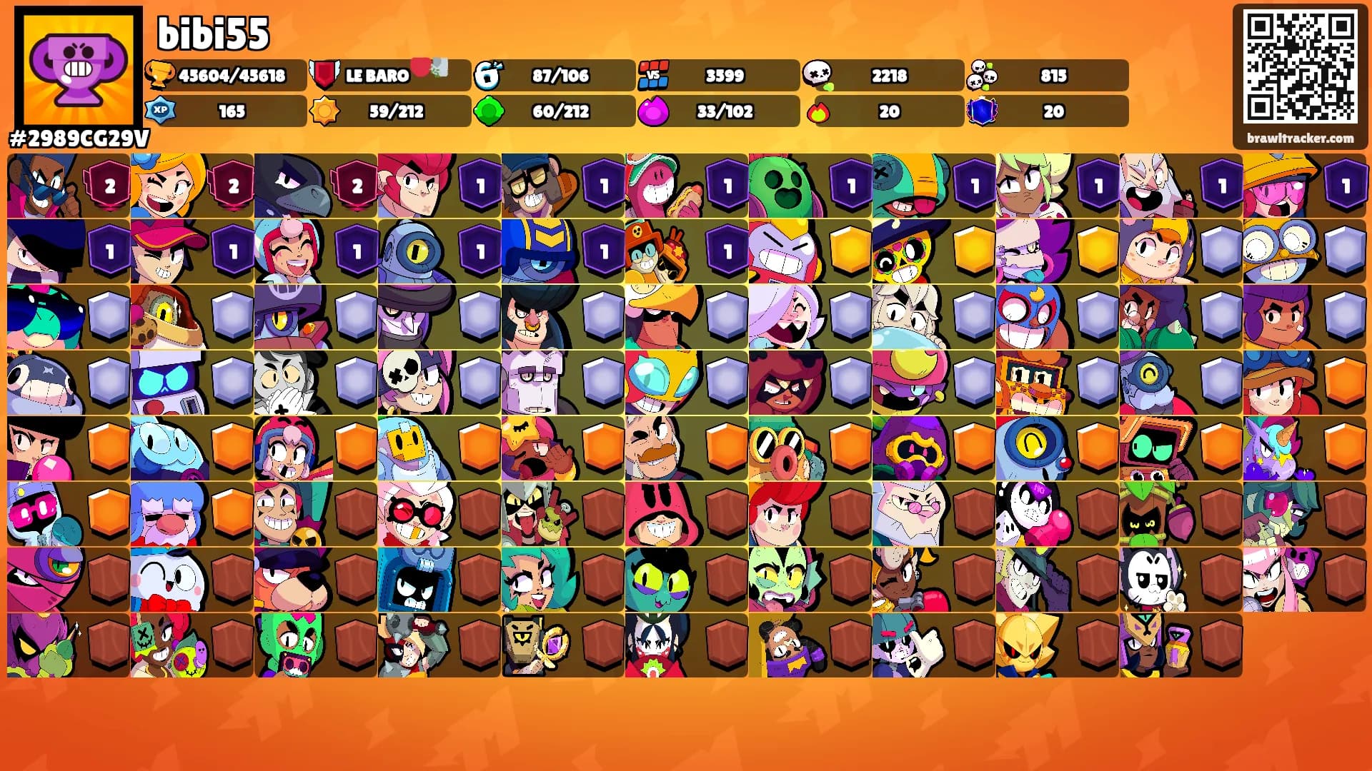 bibi55's Ranks