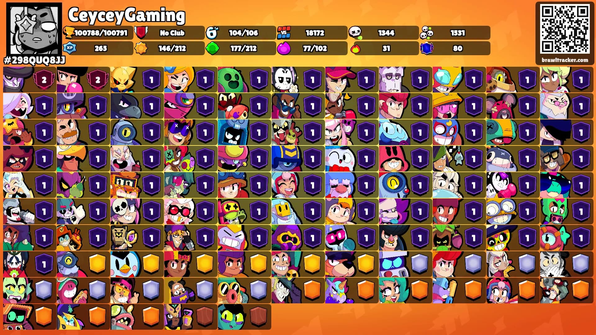 CeyceyGaming's Ranks