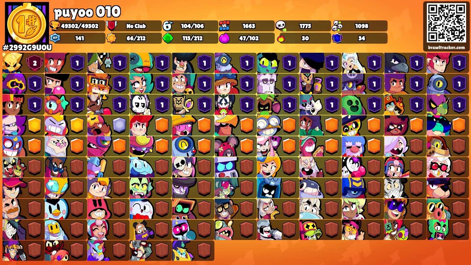 puyoo 010's Ranks