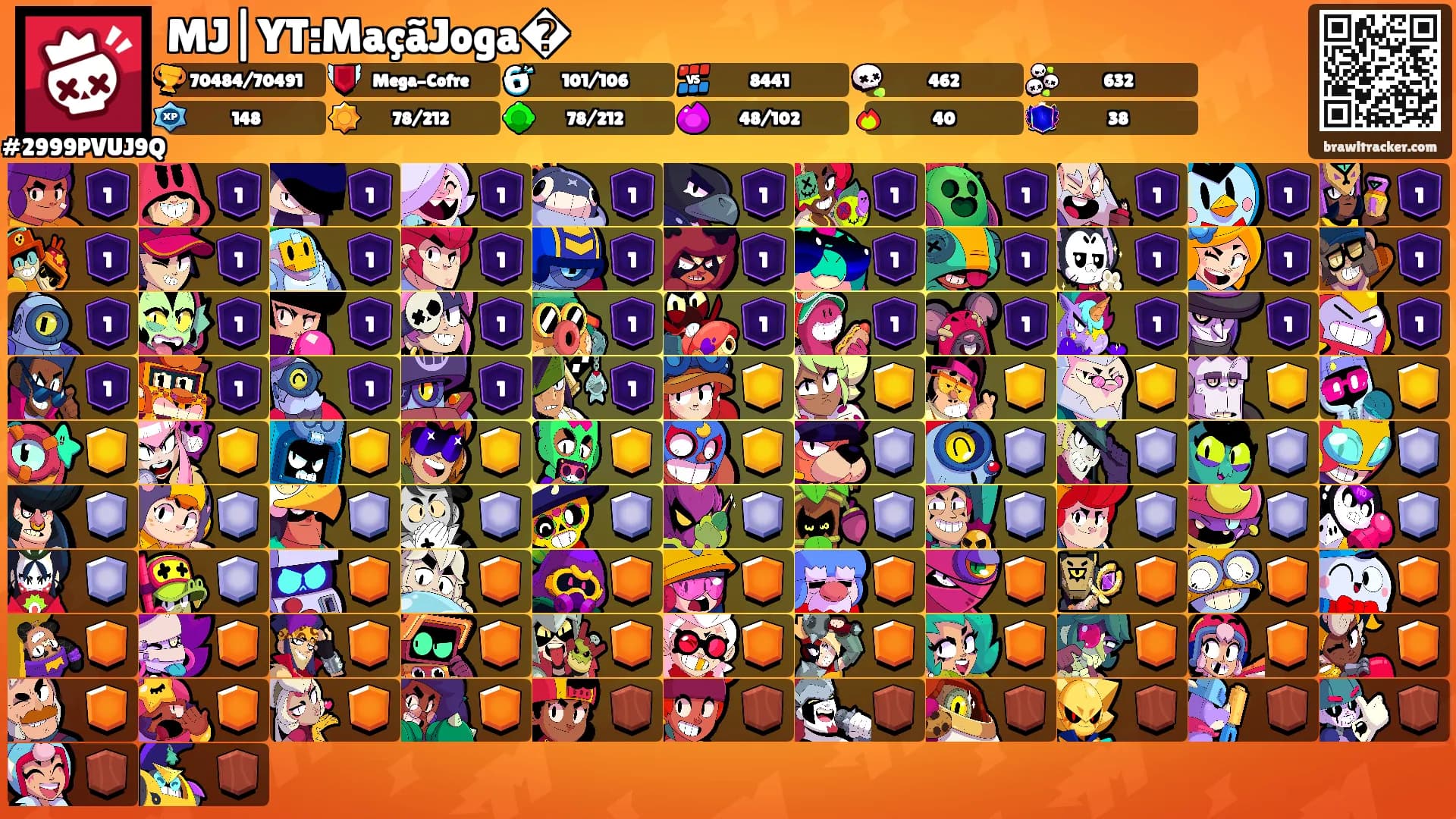 MJ|YT:MaçãJoga�'s Ranks