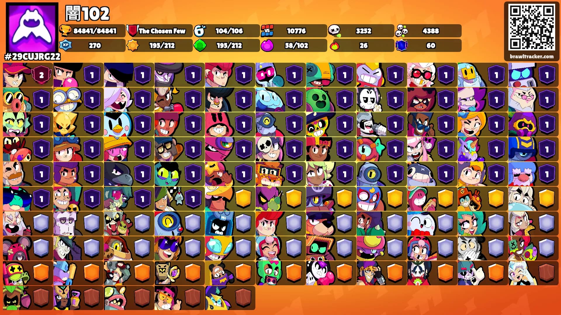 闇102's Ranks