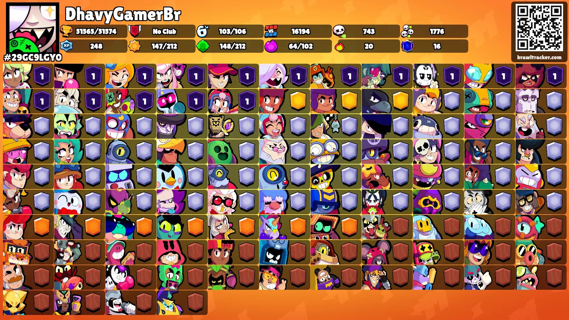 DhavyGamerBr's Ranks