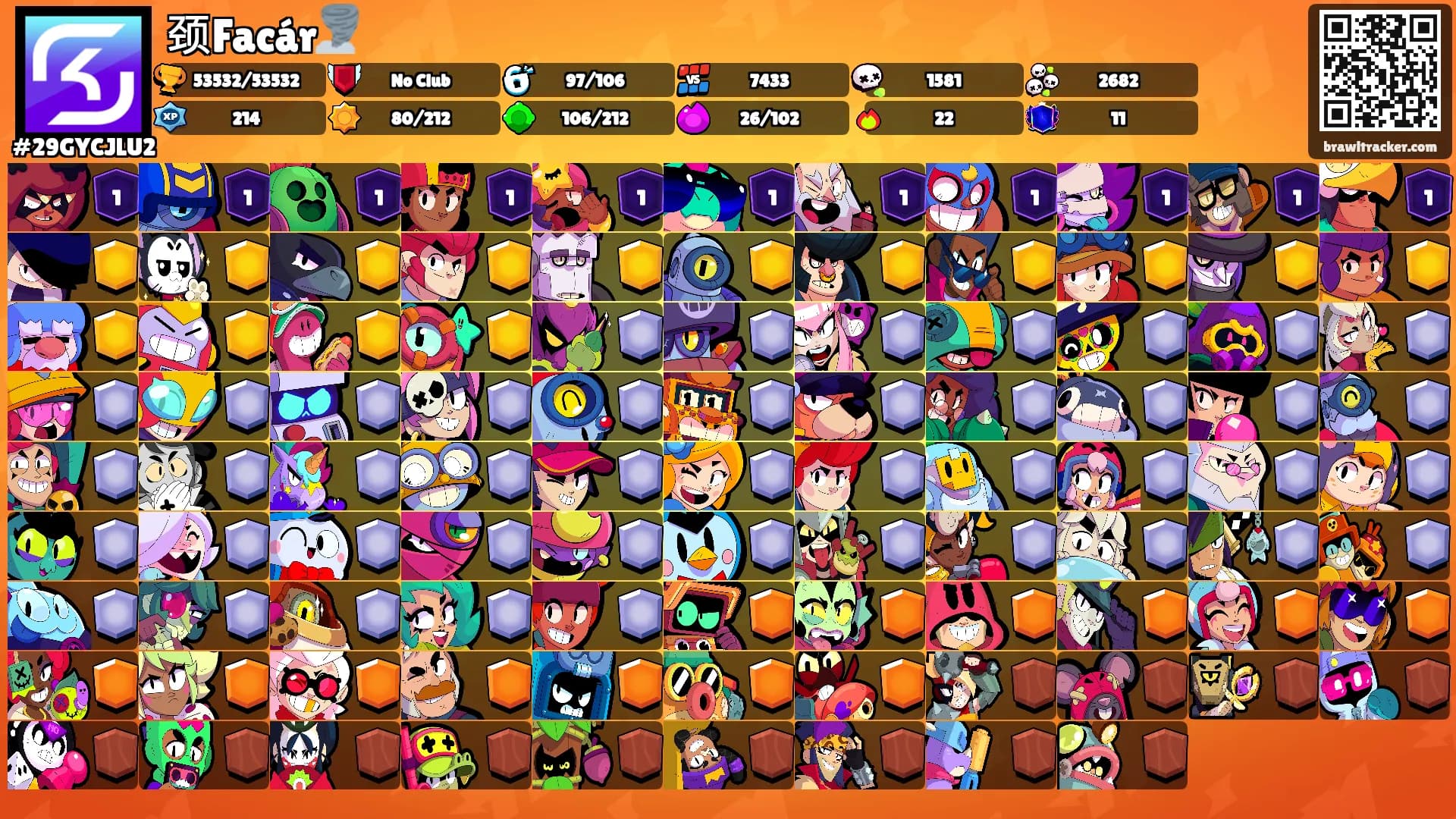 颈Facár🌪️'s Ranks