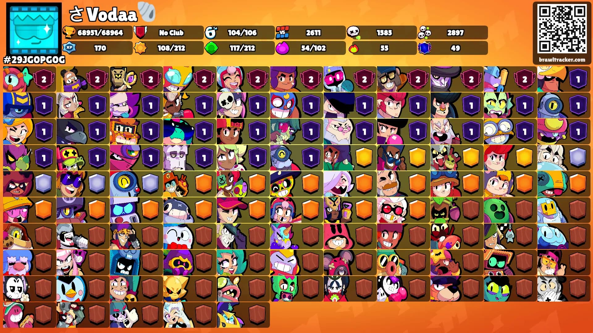 さVodaa🐚's Ranks
