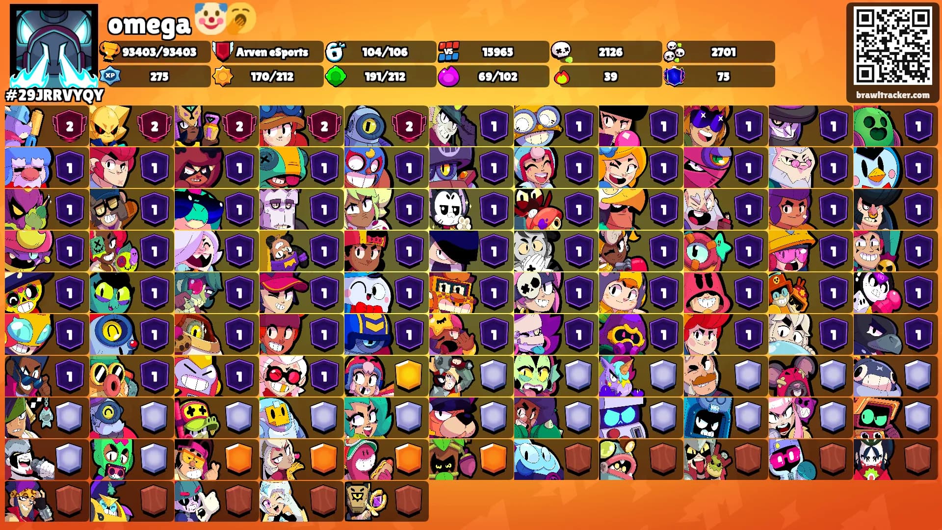 omega 🤡🥱's Ranks