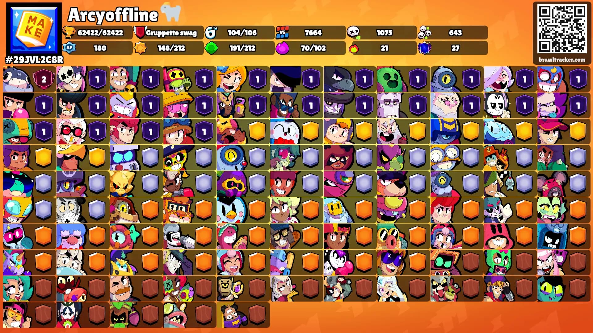 Arcyoffline 🐐's Ranks