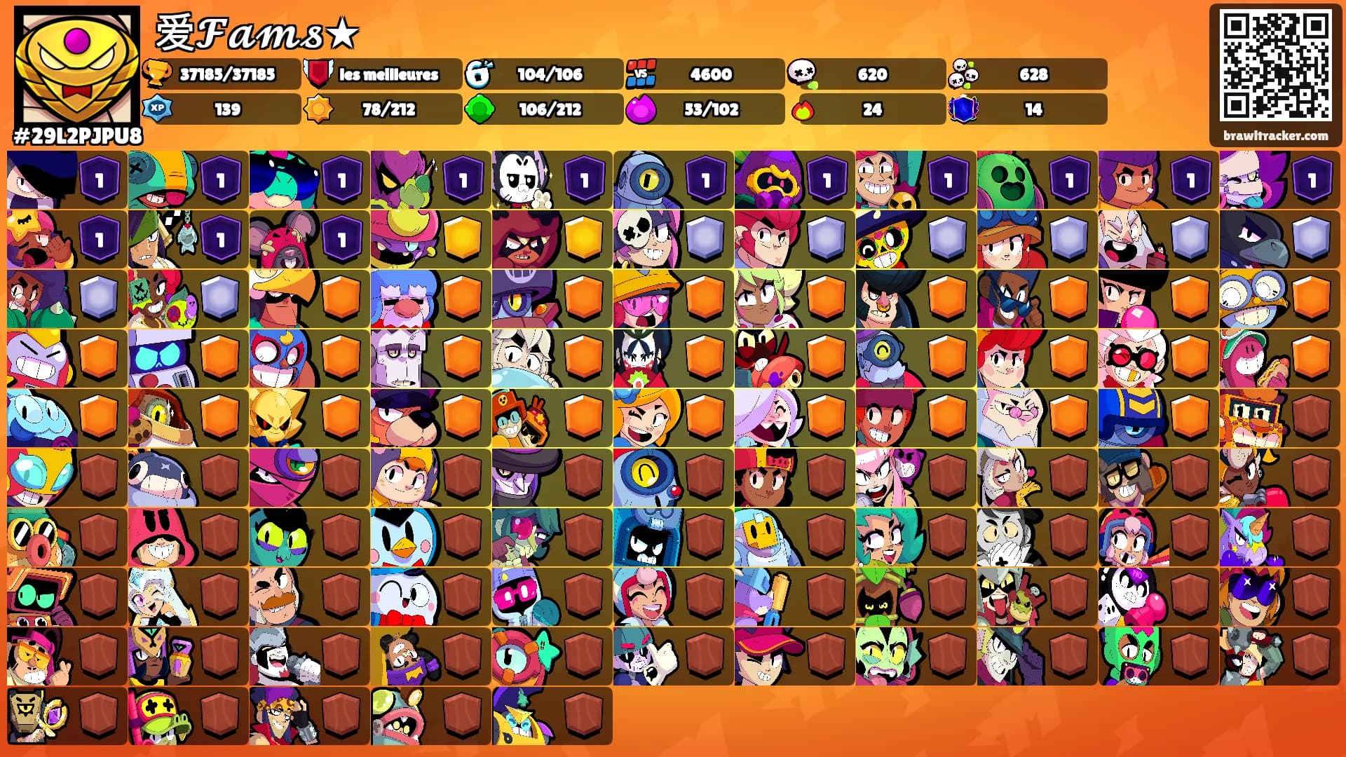 爱𝓕𝓪𝓶𝓼★'s Ranks