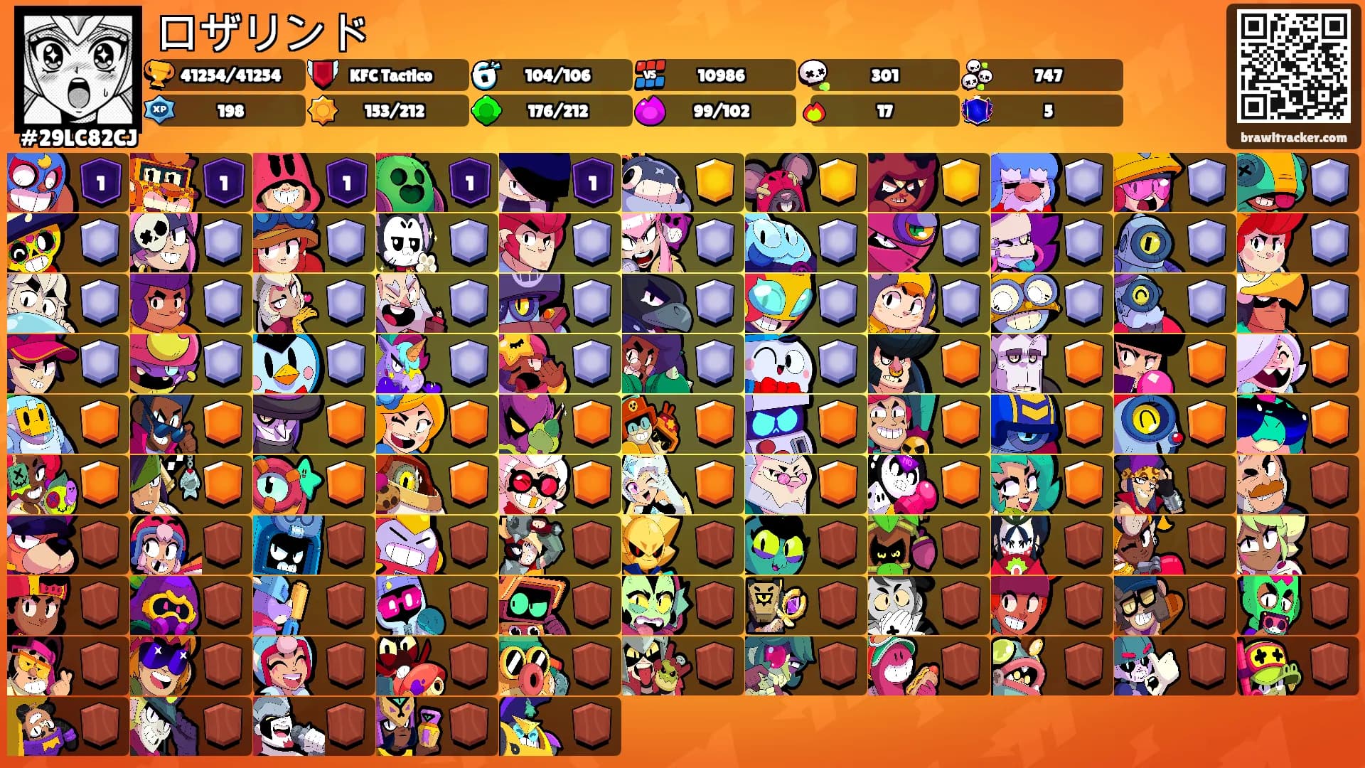 ロザリンド's Ranks