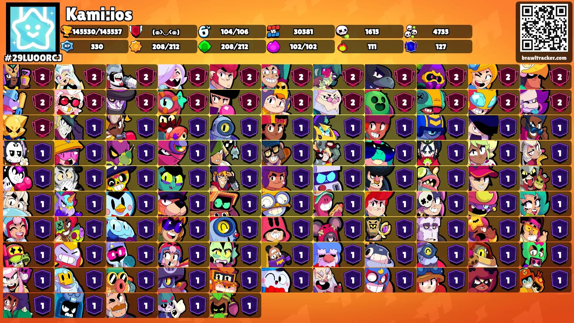 Kami:ios's Ranks