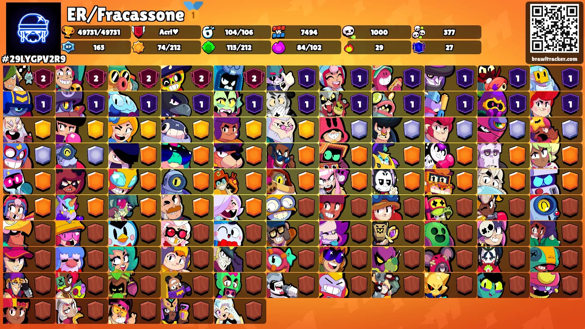 ER/Fracassone🥇's Ranks