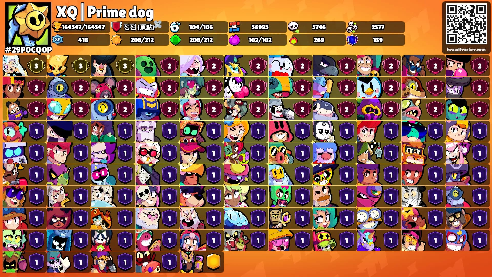 XQ|Prime dog's Ranks