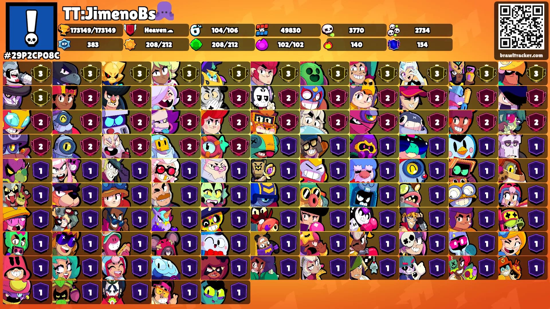 TT:JimenoBs🐙's Ranks