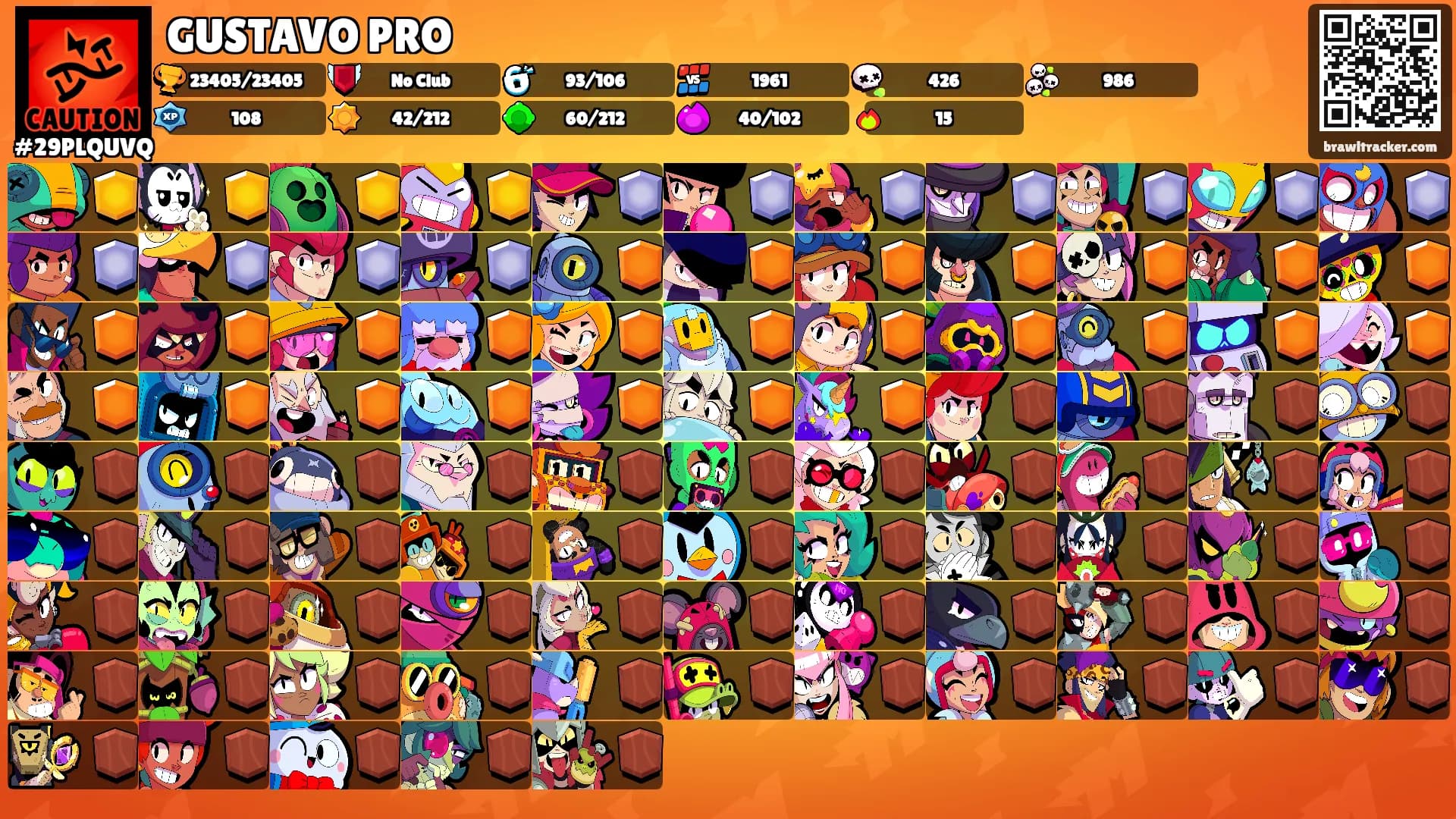 GUSTAVO PRO's Ranks