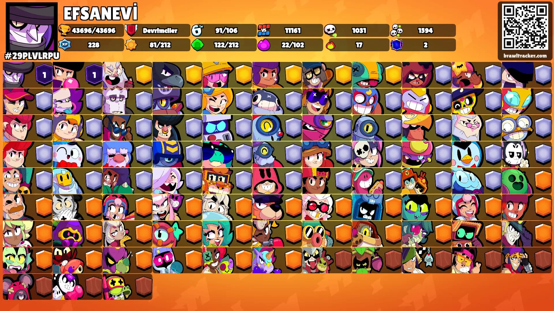 EFSANEVİ's Ranks