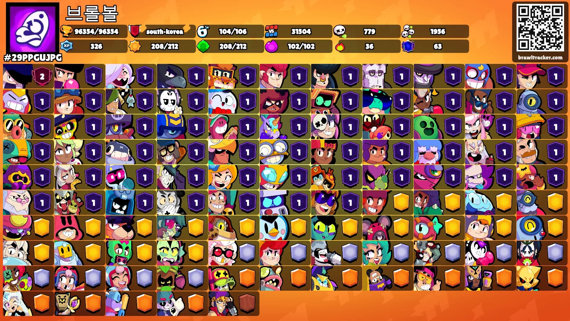 브롤볼's Ranks