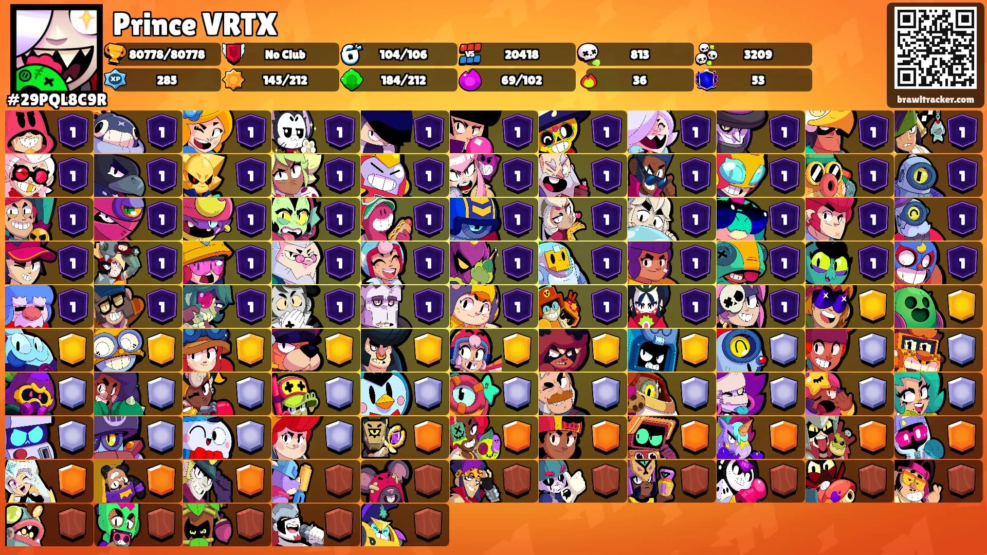 Prince VRTX's Ranks