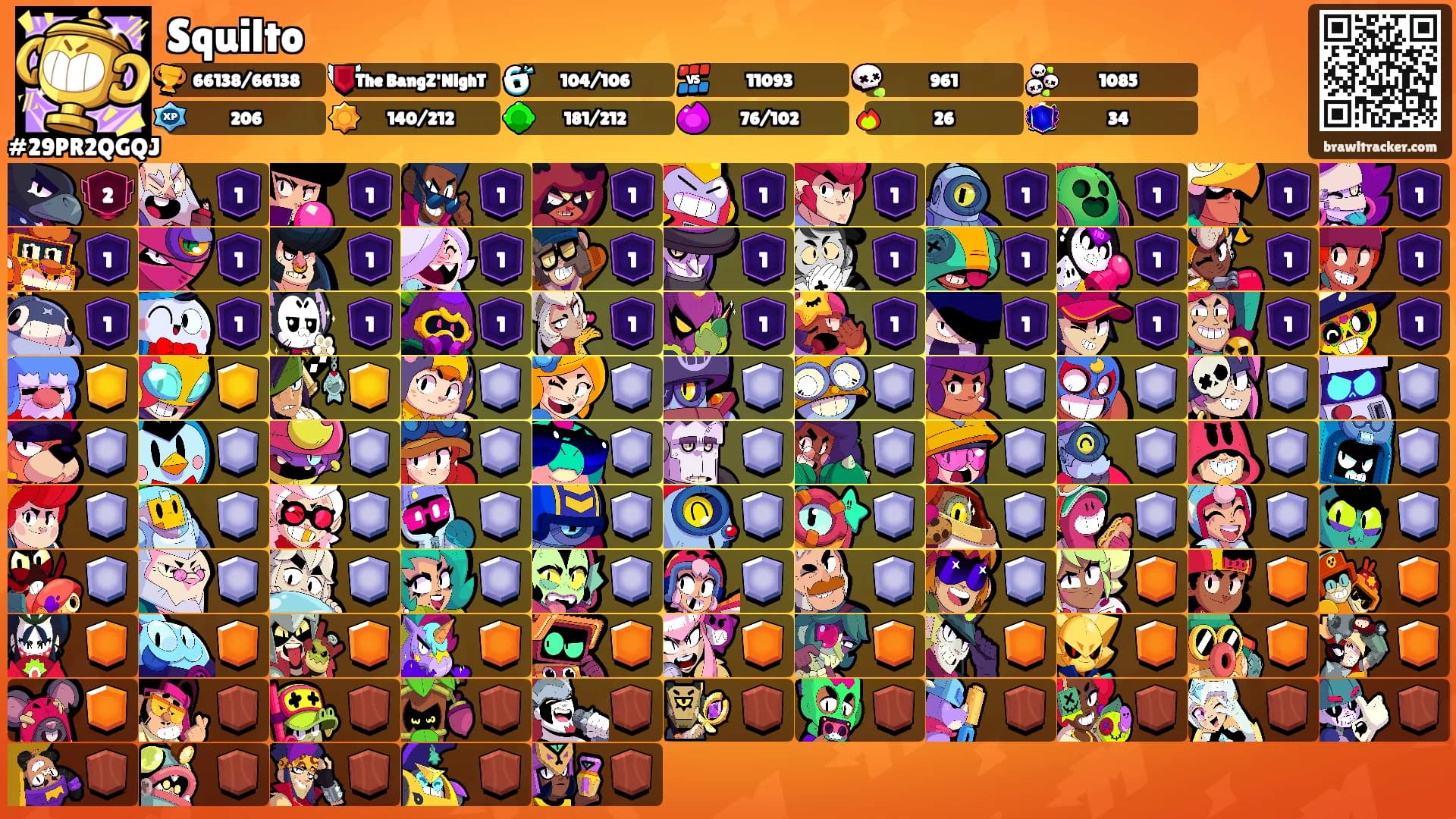 Squilto's Ranks