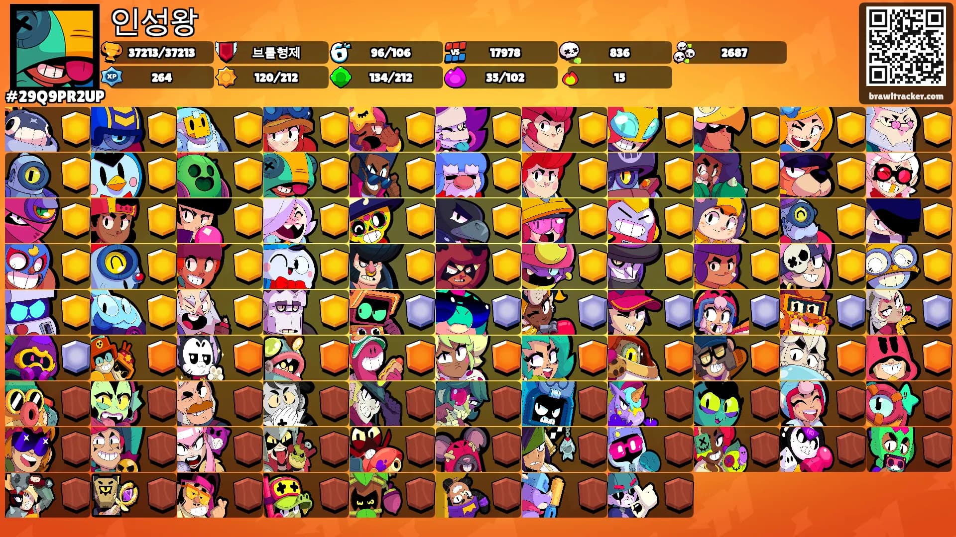 인성왕's Ranks