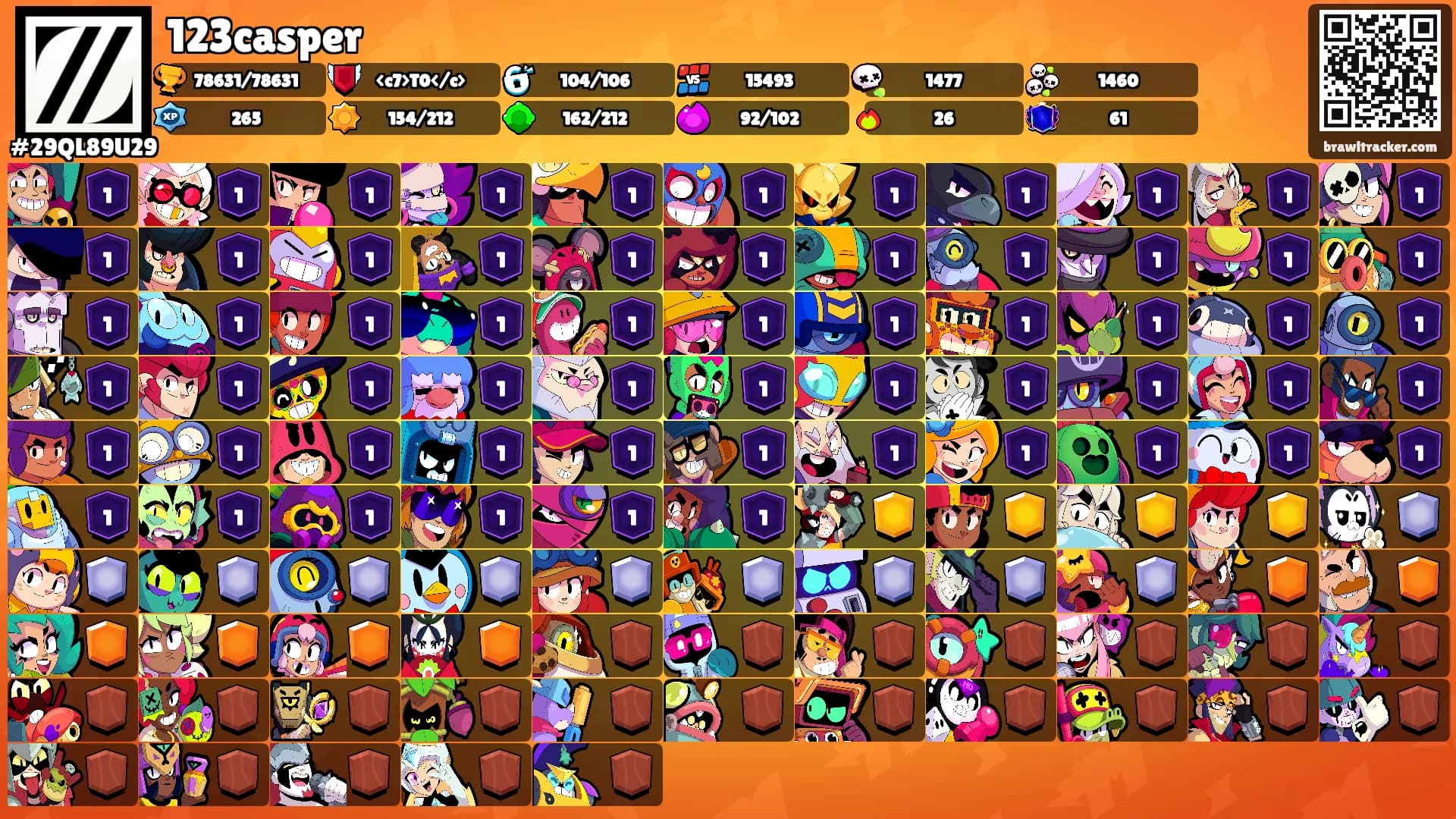 123casper's Ranks