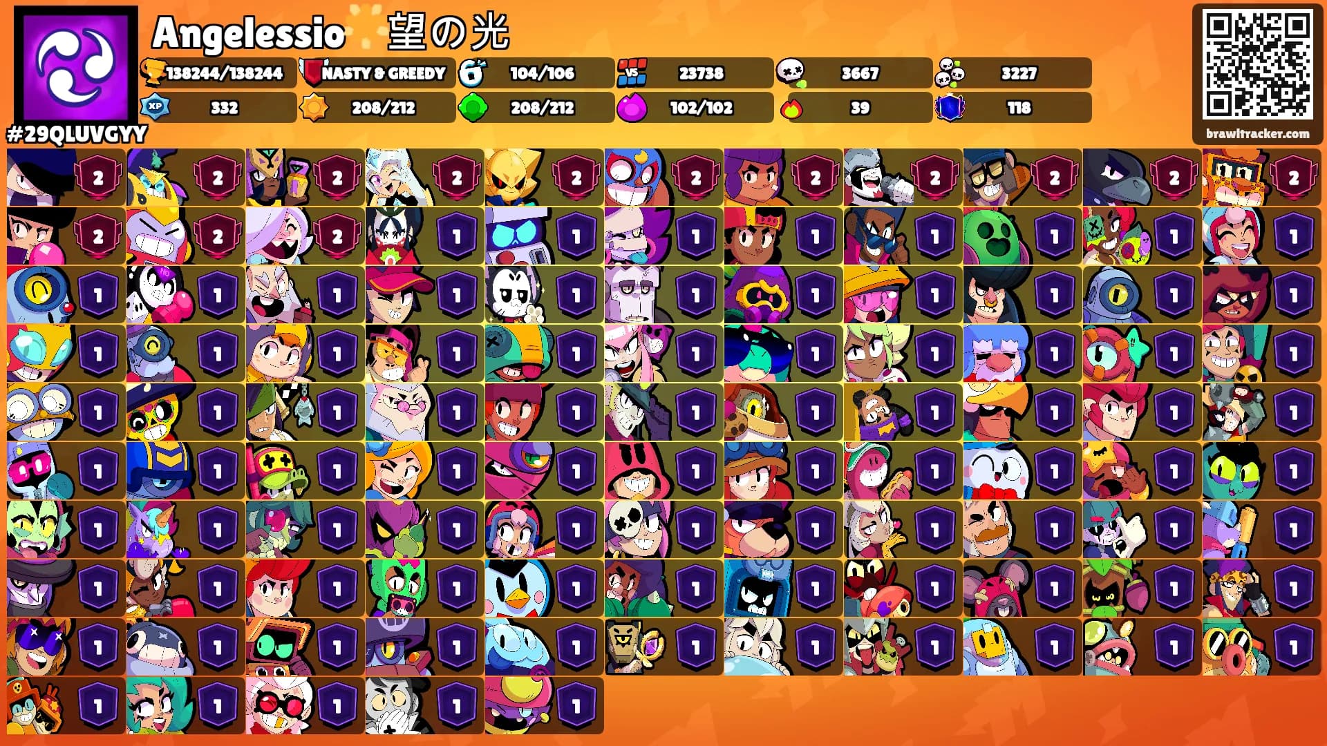 Angelessio🌟望の光's Ranks