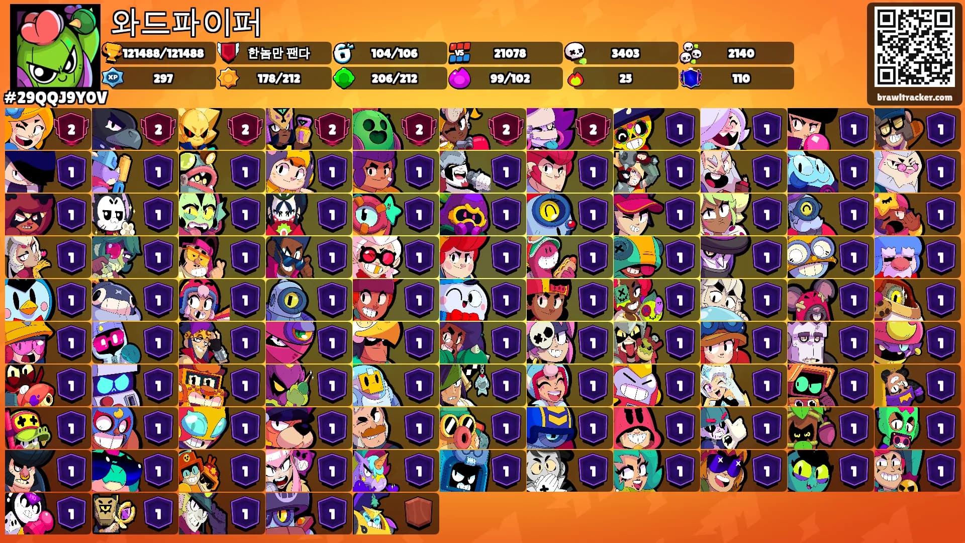 와드파이퍼's Ranks