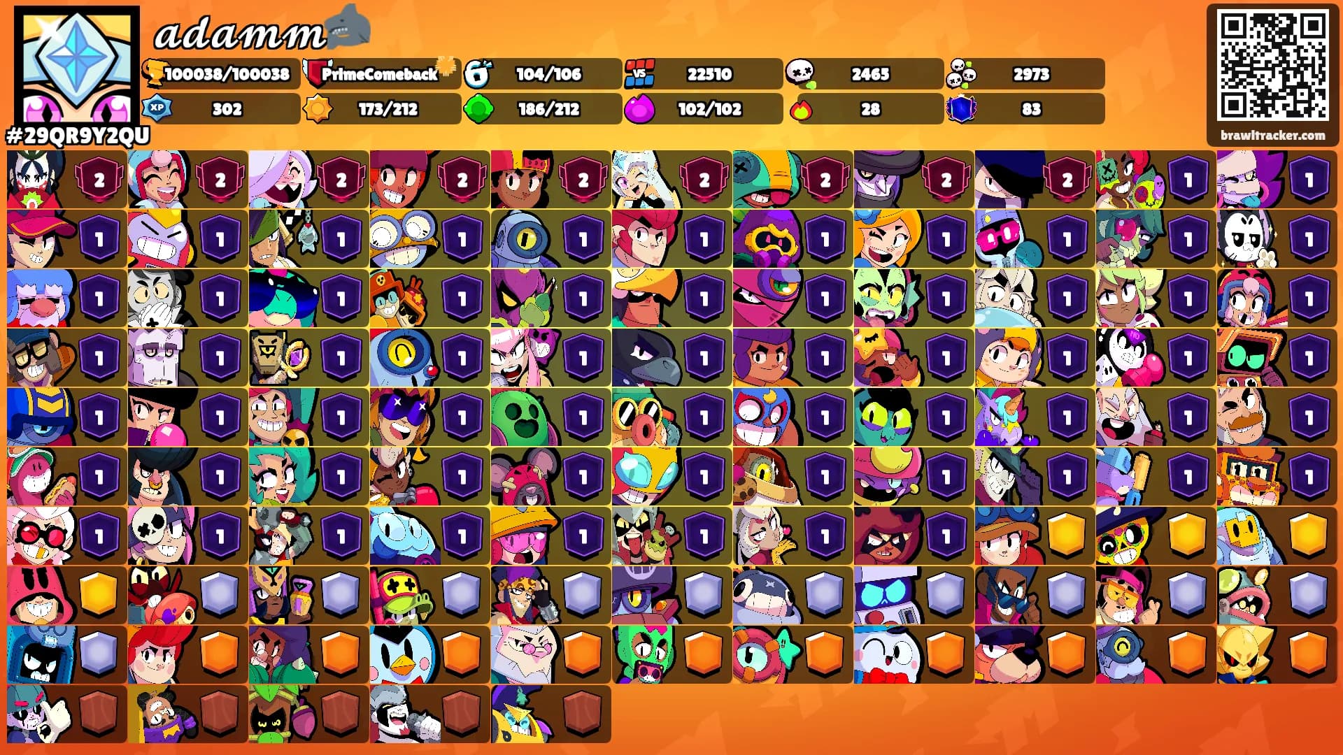 𝓪𝓭𝓪𝓶𝓶🦈's Ranks