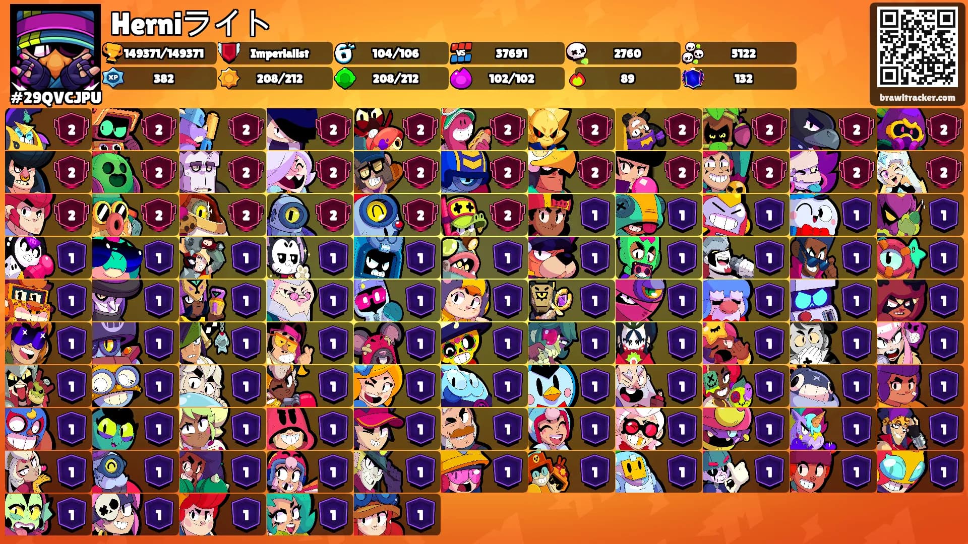 Herniライト's Ranks