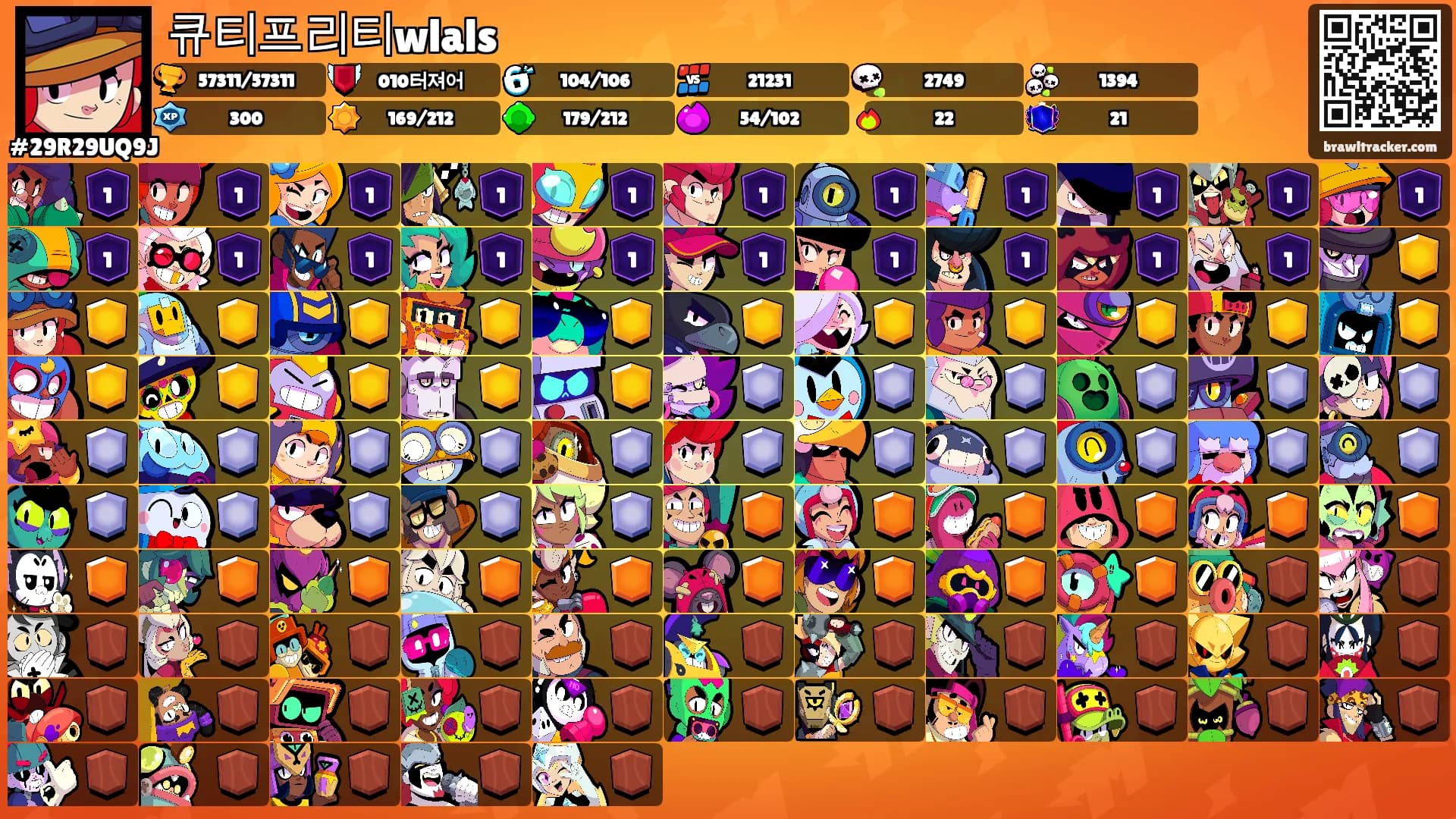 큐티프리티wlals's Ranks